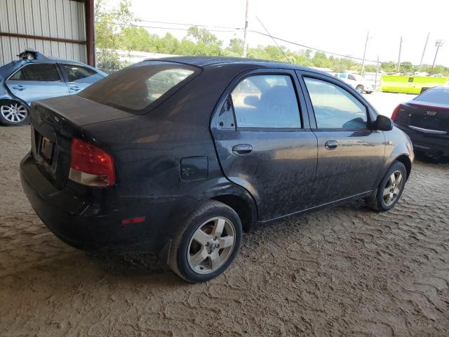 KL1TG56656B591318 - 2006 CHEVROLET AVEO LT BLACK photo 3