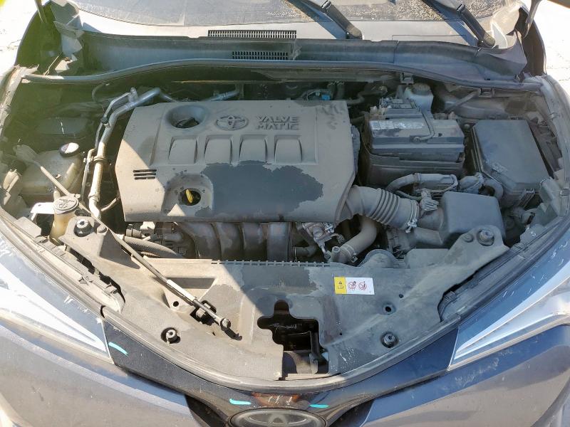 JTNKHMBX7K1033217 - 2019 TOYOTA C-HR XLE GRAY photo 12