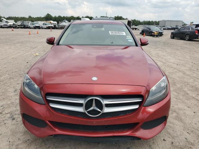 55SWF4JB9GU122494 - 2016 MERCEDES-BENZ C 300 RED photo 5