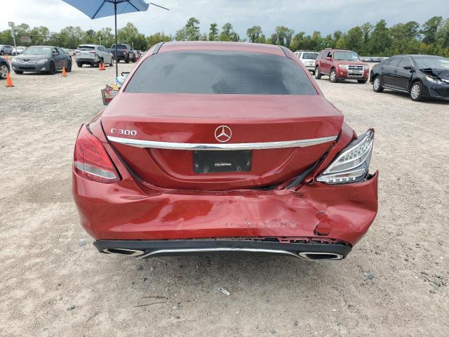 55SWF4JB9GU122494 - 2016 MERCEDES-BENZ C 300 RED photo 6