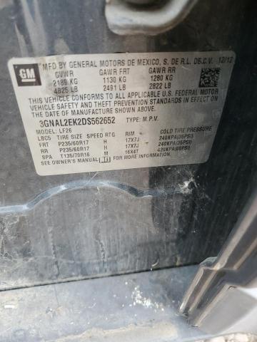 3GNAL2EK2DS562652 - 2013 CHEVROLET CAPTIVA LS გრაფიტი ფოტო 13