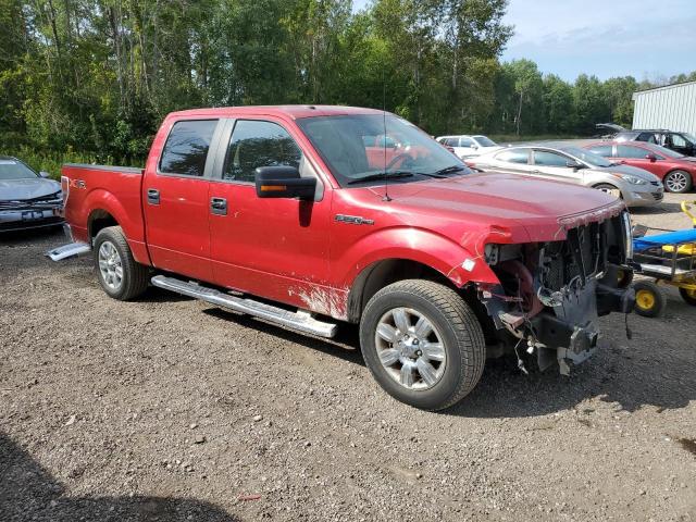 1FTEW1C84AFB73157 - 2010 FORD F150 SUPERCREW BURGUNDY photo 4