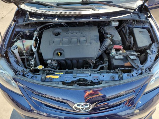 5YFBU4EE0DP077052 - 2013 TOYOTA COROLLA BASE Niebieski zdjęcie 11