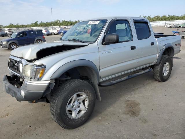 5TEGM92N12Z133353 - 2002 TOYOTA TACOMA DOUBLE CAB PRERUNNER SILVER photo 1