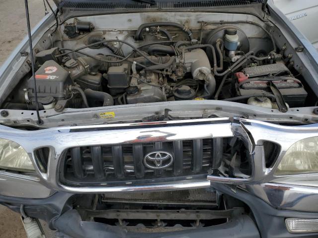 5TEGM92N12Z133353 - 2002 TOYOTA TACOMA DOUBLE CAB PRERUNNER SILVER photo 11