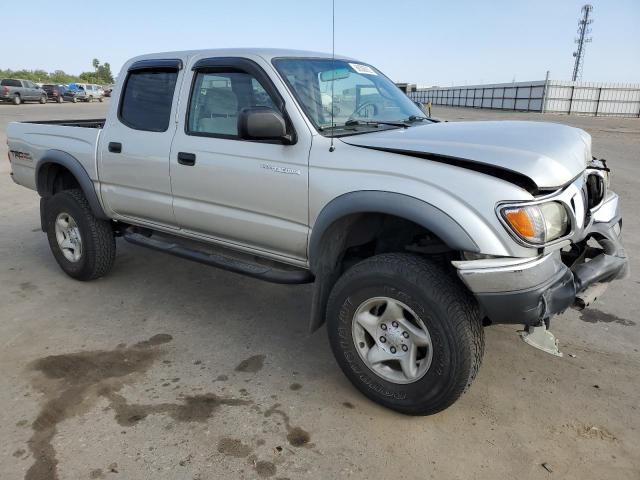 5TEGM92N12Z133353 - 2002 TOYOTA TACOMA DOUBLE CAB PRERUNNER SILVER photo 4