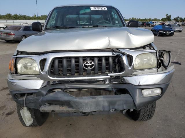 5TEGM92N12Z133353 - 2002 TOYOTA TACOMA DOUBLE CAB PRERUNNER SILVER photo 5