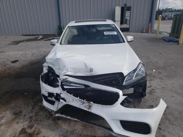 WDDHF5KB4EA881449 - 2014 MERCEDES-BENZ E 350 WHITE photo 5