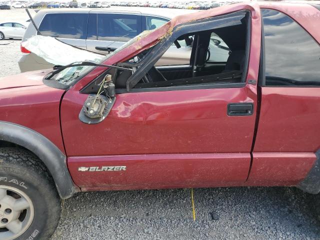 1GNCT18WXTK235119 - 1996 CHEVROLET BLAZER RED photo 7