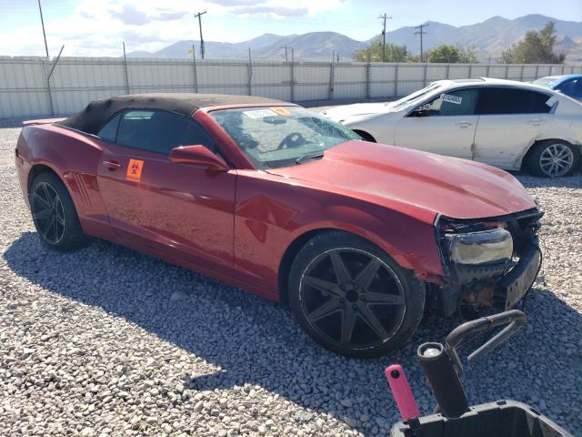 2G1FB3D37E9210448 - 2014 CHEVROLET CAMARO LT RED photo 4