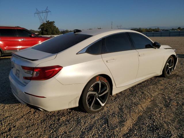 1HGCV1F34NA124443 - 2022 HONDA ACCORD SPORT WHITE photo 3
