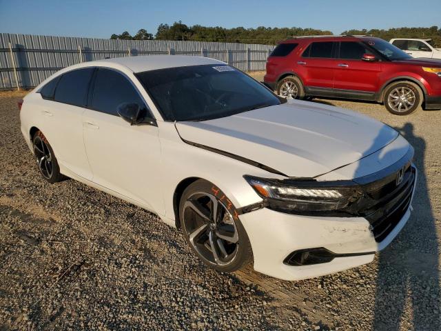 1HGCV1F34NA124443 - 2022 HONDA ACCORD SPORT WHITE photo 4