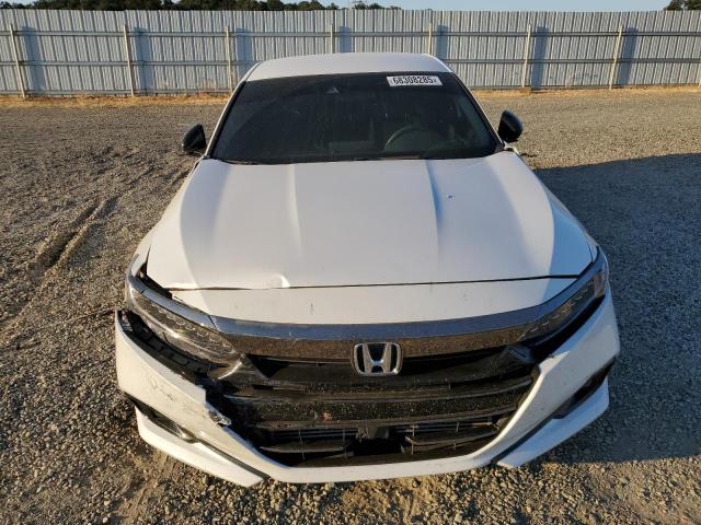 1HGCV1F34NA124443 - 2022 HONDA ACCORD SPORT WHITE photo 5