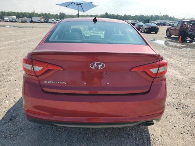 5NPE24AF9FH090724 - 2015 HYUNDAI SONATA SE RED photo 6