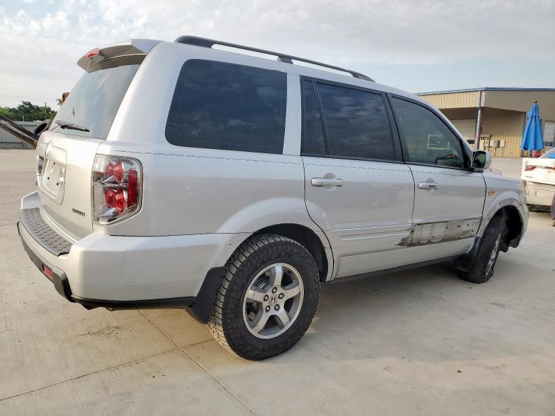 5FNYF18677B013890 - 2007 HONDA PILOT EXL 银色 照片 3