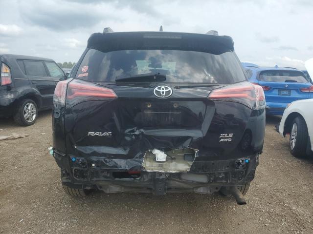 2T3RFREV5HW558710 - 2017 TOYOTA RAV4 XLE أسود صورة 6