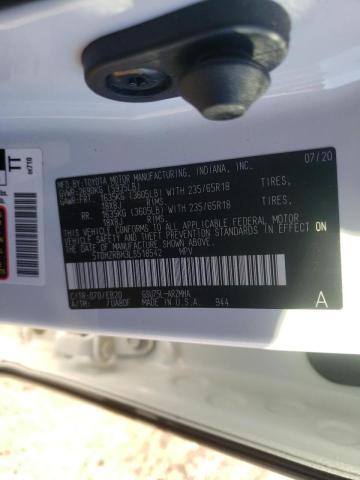 5TDHZRBH3LS518542 - 2020 TOYOTA HIGHLANDER XLE თეთრი ფოტო 13