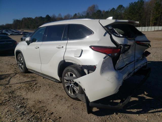 5TDHZRBH3LS518542 - 2020 TOYOTA HIGHLANDER XLE თეთრი ფოტო 2