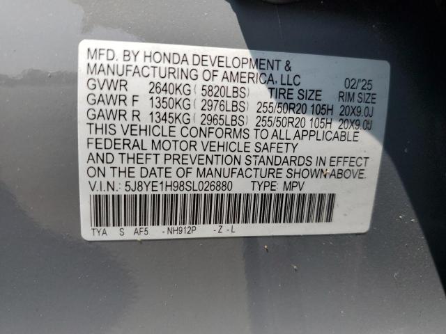 5J8YE1H98SL026880 - 2025 ACURA MDX A-SPEC ADVANCE SILVER photo 13