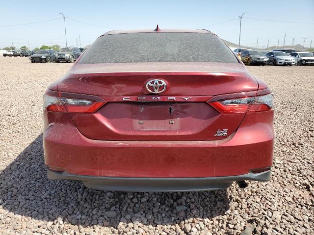 4T1C11BK9MU021941 - 2021 TOYOTA CAMRY LE RED photo 6
