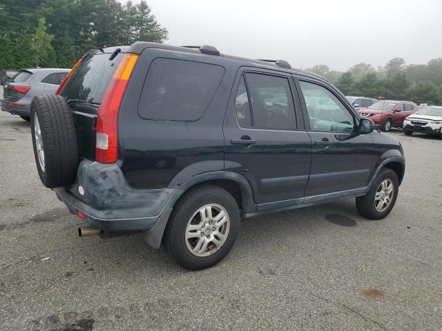 JHLRD78802C035639 - 2002 HONDA CR-V EX BLACK photo 3