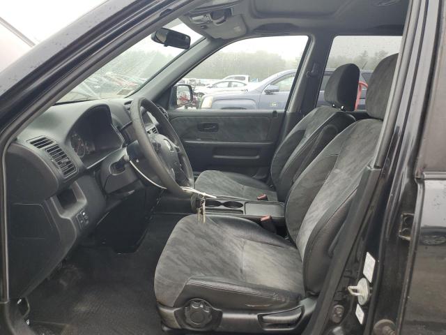 JHLRD78802C035639 - 2002 HONDA CR-V EX BLACK photo 7