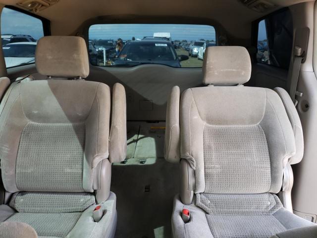 5TDZK23C67S053747 - 2007 TOYOTA SIENNA CE TAN photo 10