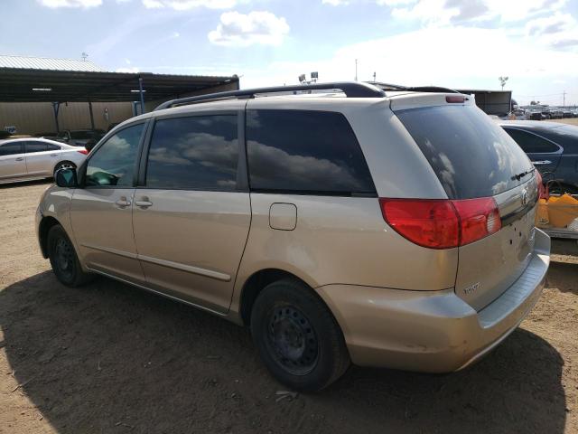 5TDZK23C67S053747 - 2007 TOYOTA SIENNA CE TAN photo 2