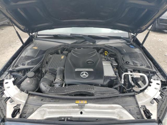 55SWF4KB8GU122808 - 2016 MERCEDES-BENZ C 300 4MATIC BLUE photo 11