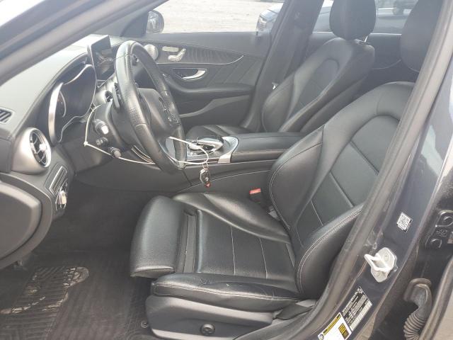 55SWF4KB8GU122808 - 2016 MERCEDES-BENZ C 300 4MATIC BLUE photo 7