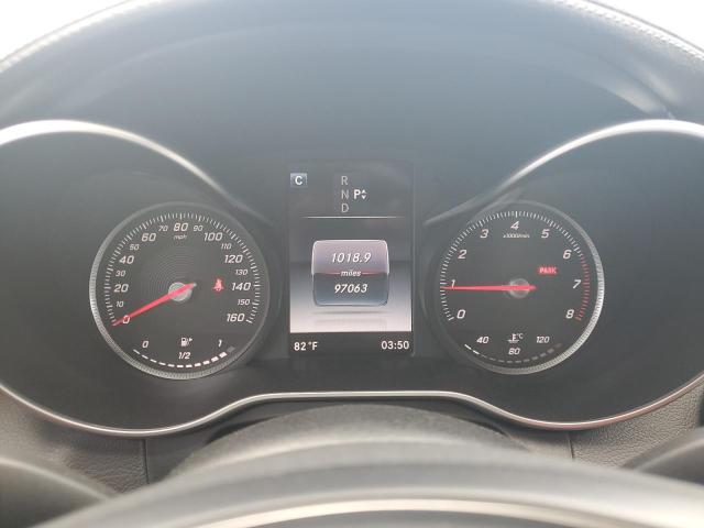 55SWF4KB8GU122808 - 2016 MERCEDES-BENZ C 300 4MATIC BLUE photo 9