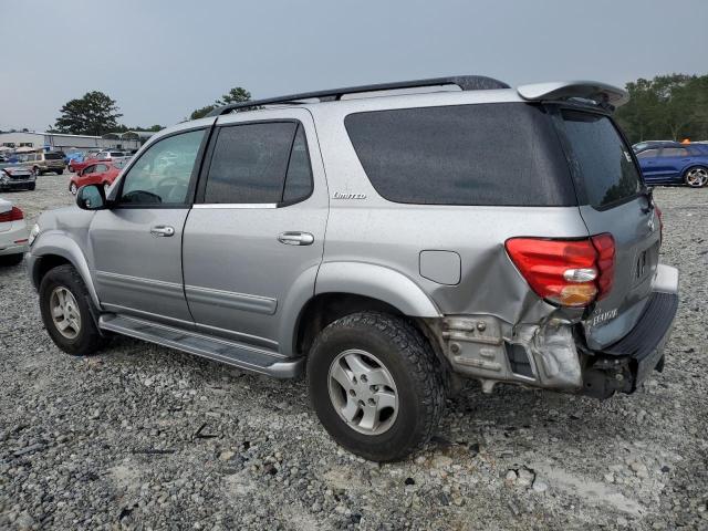 5TDZT38A01S045449 - 2001 TOYOTA SEQUOIA LIMITED SILVER photo 2