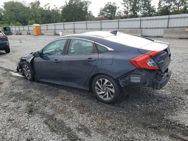 2HGFC2F78JH589377 - 2018 HONDA CIVIC EX BLUE photo 2
