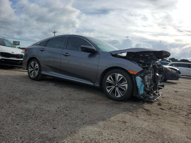 19XFC1F74HE008715 - 2017 HONDA CIVIC EXL ნაცრისფერი ფოტო 4