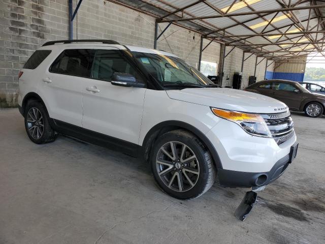 1FM5K7D80FGA17661 - 2015 FORD EXPLORER XLT WHITE photo 4