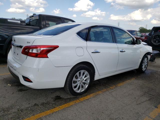 3N1AB7AP2KY313386 - 2019 NISSAN SENTRA S WHITE photo 3