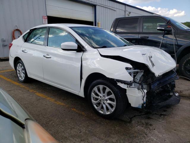 3N1AB7AP2KY313386 - 2019 NISSAN SENTRA S WHITE photo 4