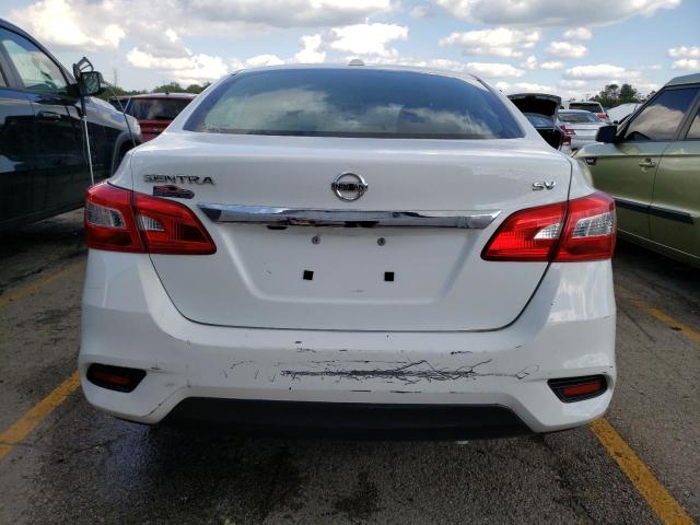 3N1AB7AP2KY313386 - 2019 NISSAN SENTRA S WHITE photo 6