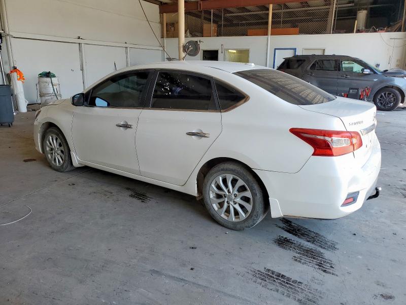 3N1AB7AP7JL658635 - 2018 NISSAN SENTRA S WHITE photo 2