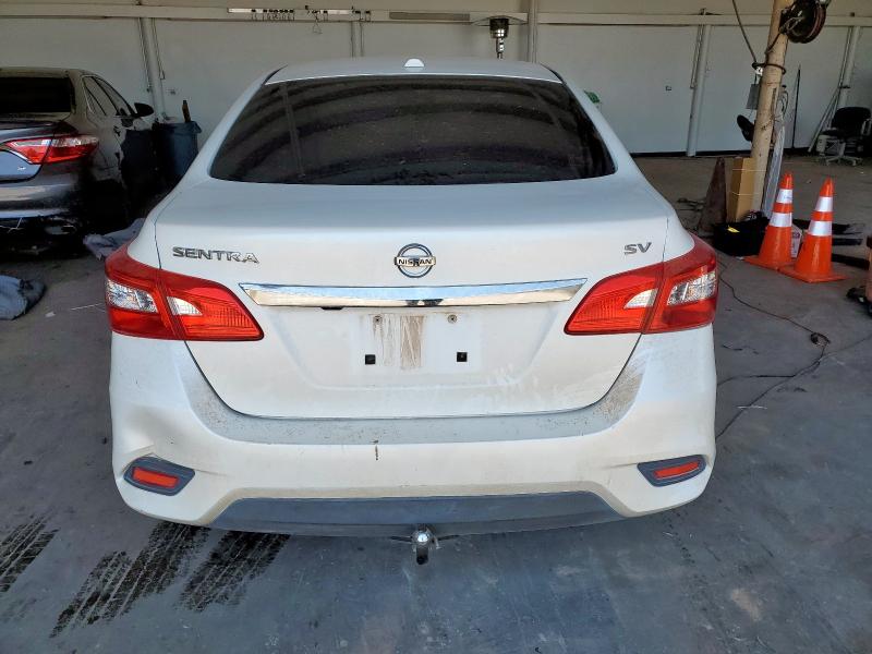 3N1AB7AP7JL658635 - 2018 NISSAN SENTRA S WHITE photo 6