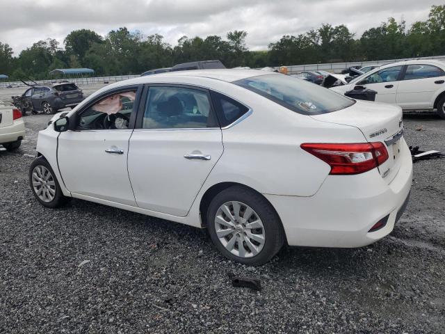 3N1AB7APXKY352582 - 2019 NISSAN SENTRA S WHITE photo 2