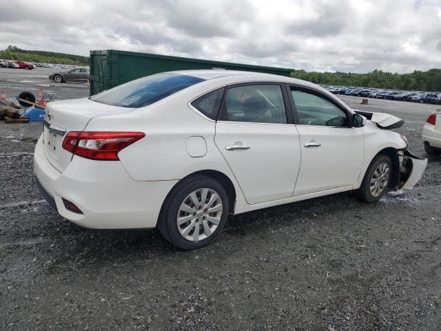 3N1AB7APXKY352582 - 2019 NISSAN SENTRA S WHITE photo 3