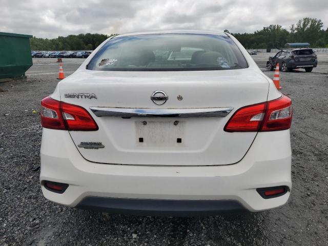 3N1AB7APXKY352582 - 2019 NISSAN SENTRA S WHITE photo 6