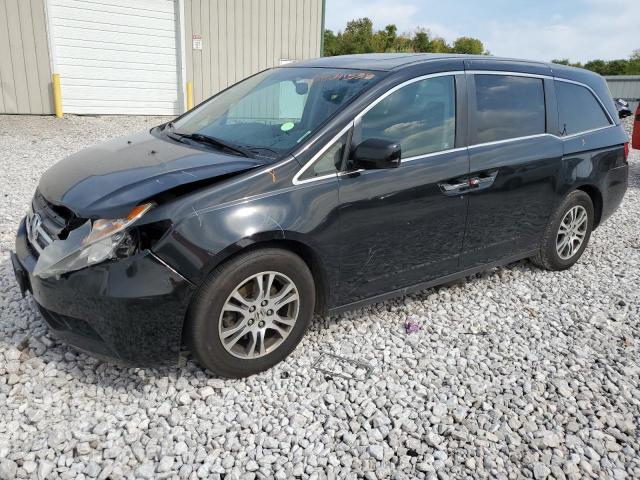 5FNRL5H61CB146918 - 2012 HONDA ODYSSEY EXL BLACK photo 1