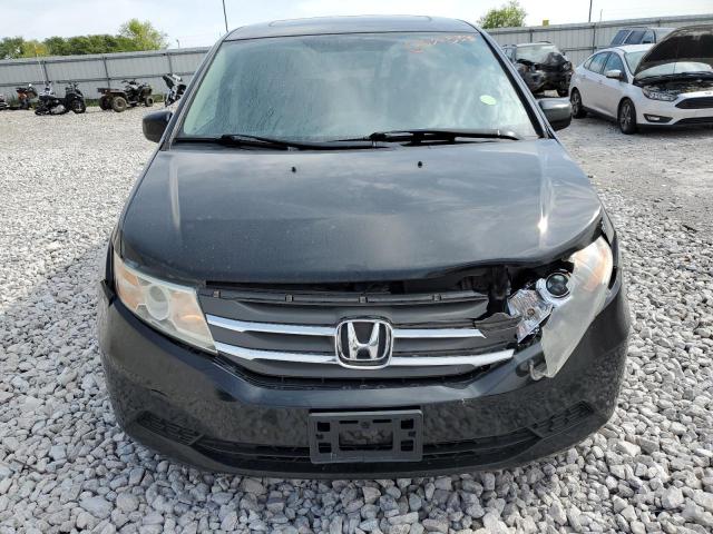 5FNRL5H61CB146918 - 2012 HONDA ODYSSEY EXL BLACK photo 5