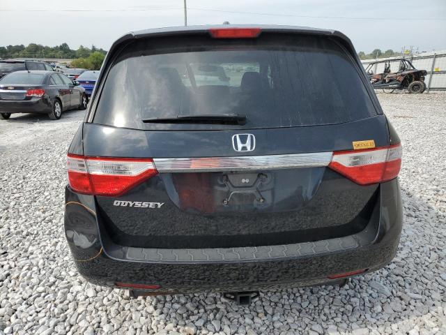 5FNRL5H61CB146918 - 2012 HONDA ODYSSEY EXL BLACK photo 6