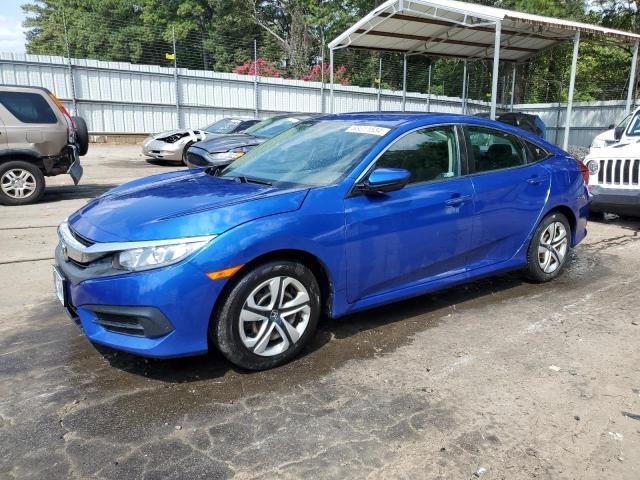 19XFC2F51JE020542 - 2018 HONDA CIVIC LX BLUE photo 1