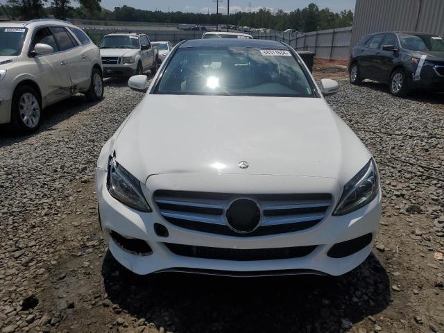 55SWF4JB3FU072898 - 2015 MERCEDES-BENZ C 300 WHITE photo 5