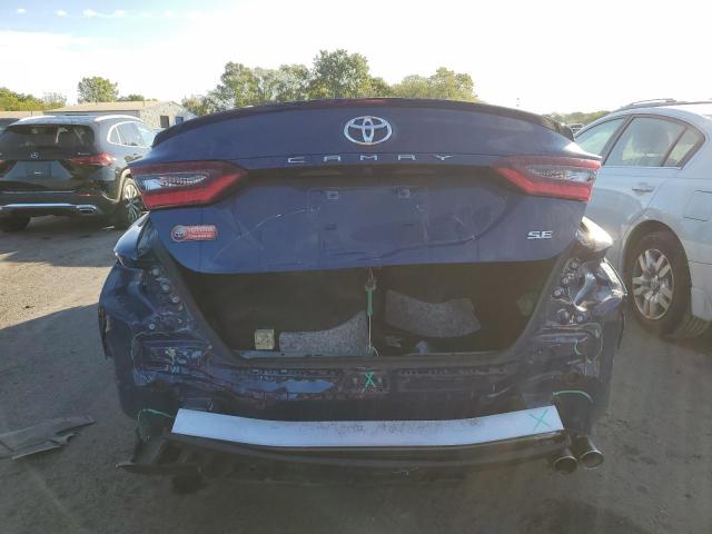 4T1G11AK1PU116517 - 2023 TOYOTA CAMRY SE NIGHT SHADE BLUE photo 6