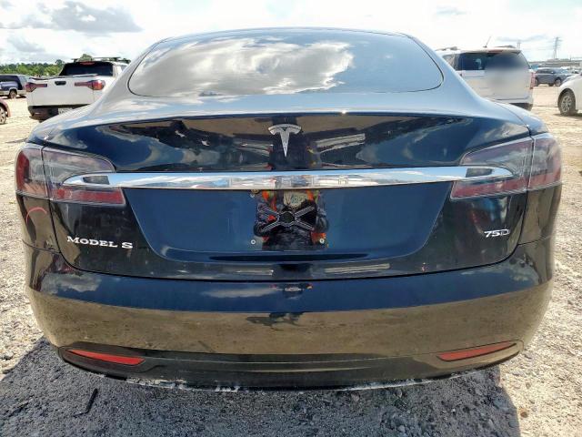 5YJSA1E22JF268749 - 2018 TESLA MODEL S Чорний фото 6